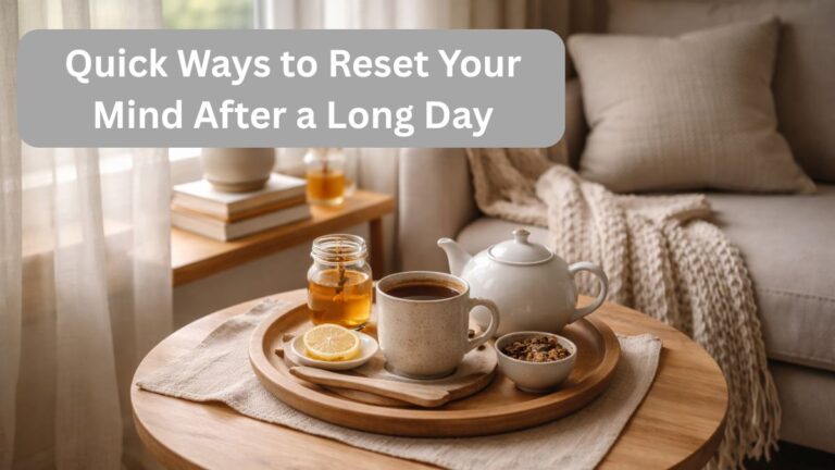 Quick Ways to Reset Your Mind After a Long Day